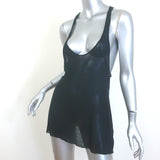 Haider Ackermann Racerback Tank Top Black Modal Jersey Size 38