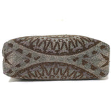 Tory Burch Beaded Tote Silver/Gold Large Shoulder Bag