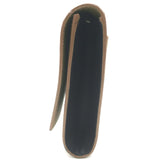 Yves Saint Laurent Y Ligne Clutch Bag Taupe Leather & Snakeskin