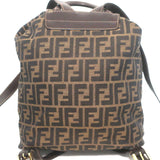 Fendi Zucca Canvas Large Backpack Brown