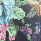 Zimmermann Ninety Six Chevron Frill Midi Dress Black Blossom Chiffon Size 0