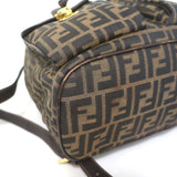 Fendi Zucca Canvas Large Backpack Brown