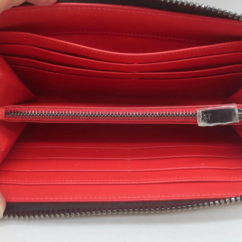 Christian Louboutin Panettone Spikes Wallet Caramel Leather
