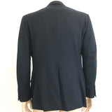 Gucci Blazer Black Wool Size 54 C Two-Button Suit Jacket