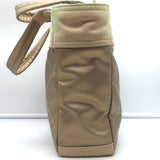 Chanel 2006 Paris-Biarritz Petite Quilted Tote Gold Coated Canvas Shoulder Bag