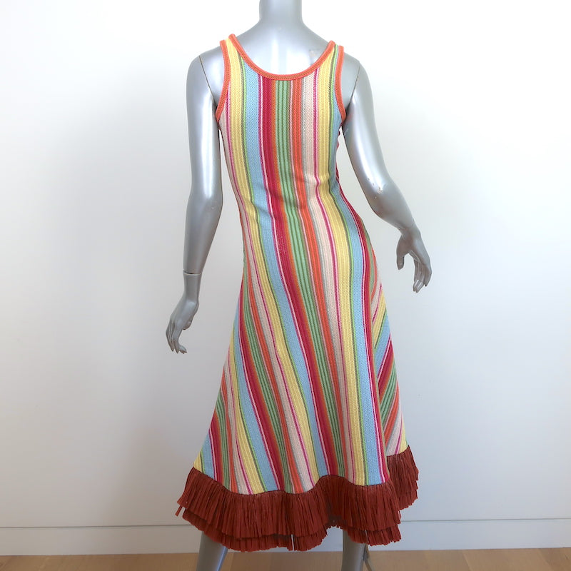 alexis talette striped cutout cotton midi dress Talette Dress