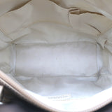 Chanel 2006 Paris-Biarritz Petite Quilted Tote Gold Coated Canvas Shoulder Bag