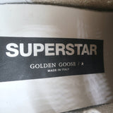 Golden Goose Superstar Glitter Sneakers White/Silver Size 37 NEW