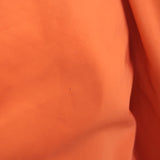 Jonathan Simkhai Marny Puff Sleeve Pleated Wrap Dress Orange Size Large