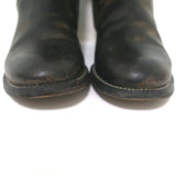 N.D.C. Gerda High Over the Knee Riding Boots Black Washed Leather Size 36