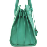 Saint Laurent Sac de Jour Small Tote Green Leather Crossbody Bag