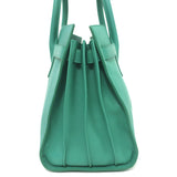 Saint Laurent Sac de Jour Small Tote Green Leather Crossbody Bag