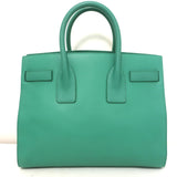 Saint Laurent Sac de Jour Small Tote Green Leather Crossbody Bag