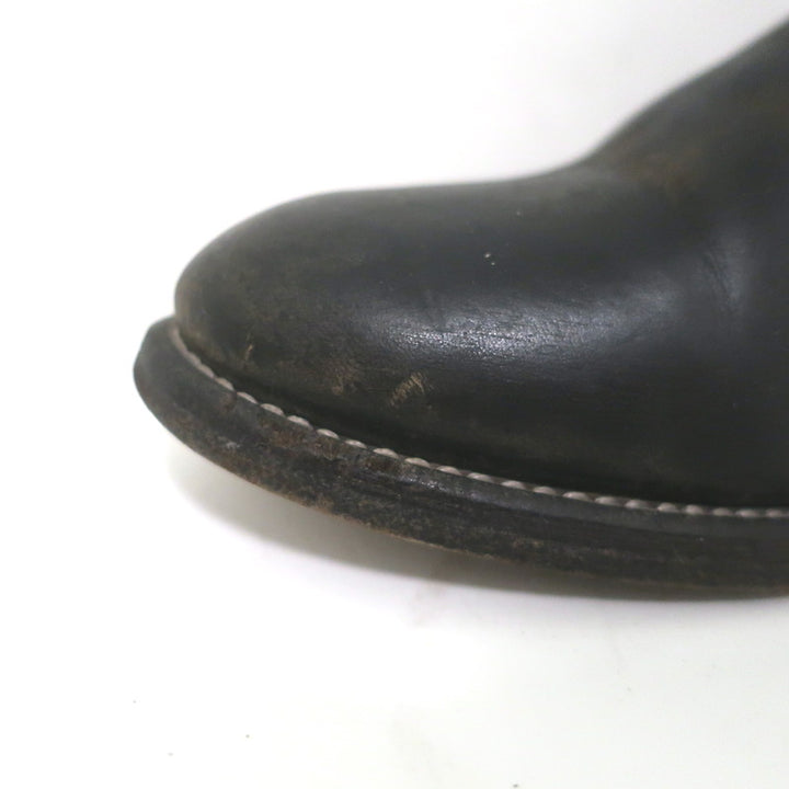 N.D.C. Gerda High Over the Knee Riding Boots Black Washed Leather Size 36