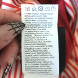 Weekend Max Mara Reversible Hooded Striped Rain Jacket Red/White Size US 8