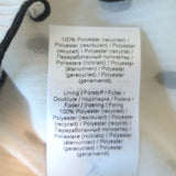 GANNI Polka Dot Top White/Black Pleated Georgette Size 36 Flutter Sleeve Blouse