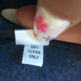 Peter Cohen Coat Navy Cashmere-Wool Size Medium Open-Front Jacket