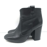 Laurence Dacade Pete Ankle Boots Black Leather Size 37.5 High Heel Booties