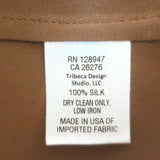 Nili Lotan Isabella Cami Gold Silk Satin Size Medium V-Neck Tank Top