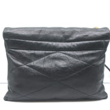 Lanvin Sugar Medium Shoulder Bag Black Quilted Lambskin Leather