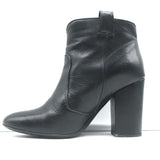 Laurence Dacade Pete Ankle Boots Black Leather Size 37.5 High Heel Booties