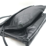 Lanvin Sugar Medium Shoulder Bag Black Quilted Lambskin Leather