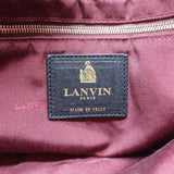 Lanvin Sugar Medium Shoulder Bag Black Quilted Lambskin Leather