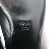 Laurence Dacade Pete Ankle Boots Black Leather Size 37.5 High Heel Booties