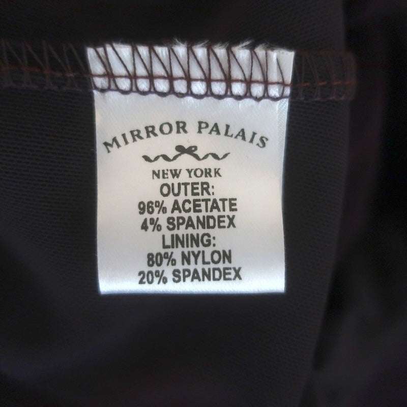 Mirror Palais Linda Supermodel Midi Dress Chianti Stretch Jersey Size Small