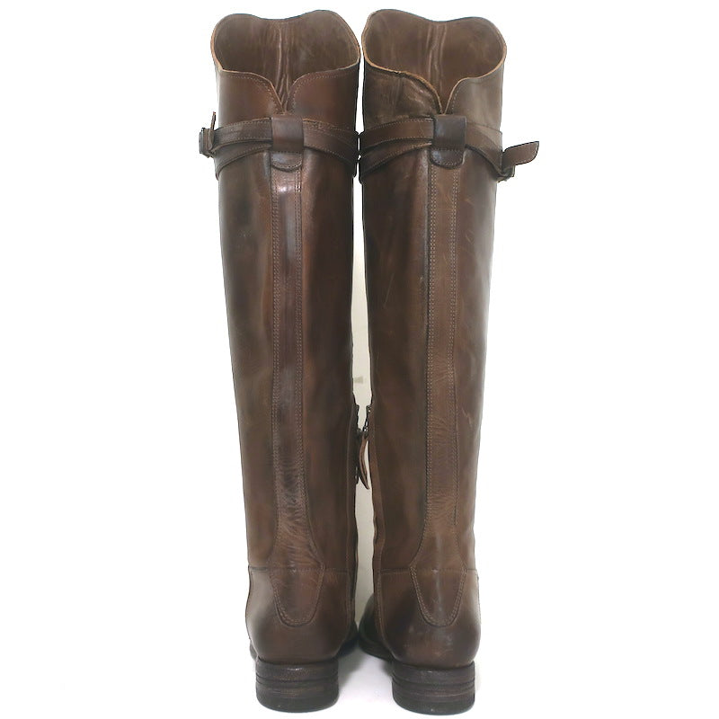 N.D.C. Gerda High Over the Knee Riding Boots Brown Leather Size 36 NEW