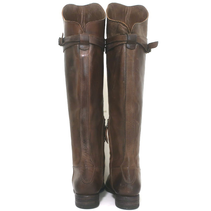 N.D.C. Gerda High Over the Knee Riding Boots Brown Leather Size 36 NEW