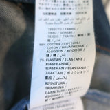 Stella McCartney Ruffled Lace-Trim Denim Shirt Indigo Size 36 Long Sleeve Top