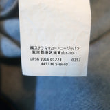 Stella McCartney Ruffled Lace-Trim Denim Shirt Indigo Size 36 Long Sleeve Top