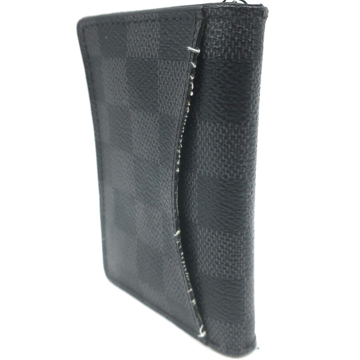 Louis Vuitton Damier Canvas Pocket Organizer Wallet Black/Graphite