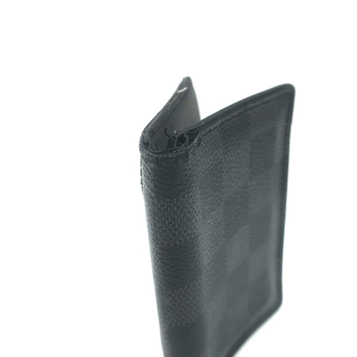 Louis Vuitton Damier Canvas Pocket Organizer Wallet Black/Graphite