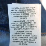 Stella McCartney Ruffled Lace-Trim Denim Shirt Indigo Size 36 Long Sleeve Top