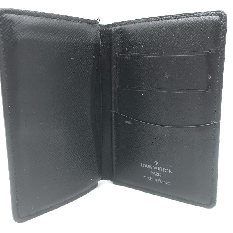 Louis Vuitton Damier Canvas Pocket Organizer Wallet Black/Graphite