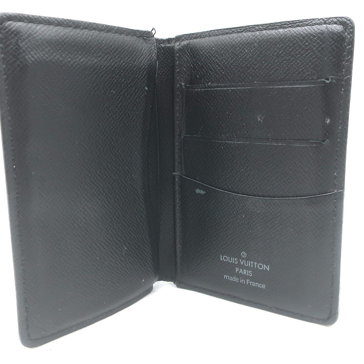 Louis Vuitton Damier Canvas Pocket Organizer Wallet Black/Graphite