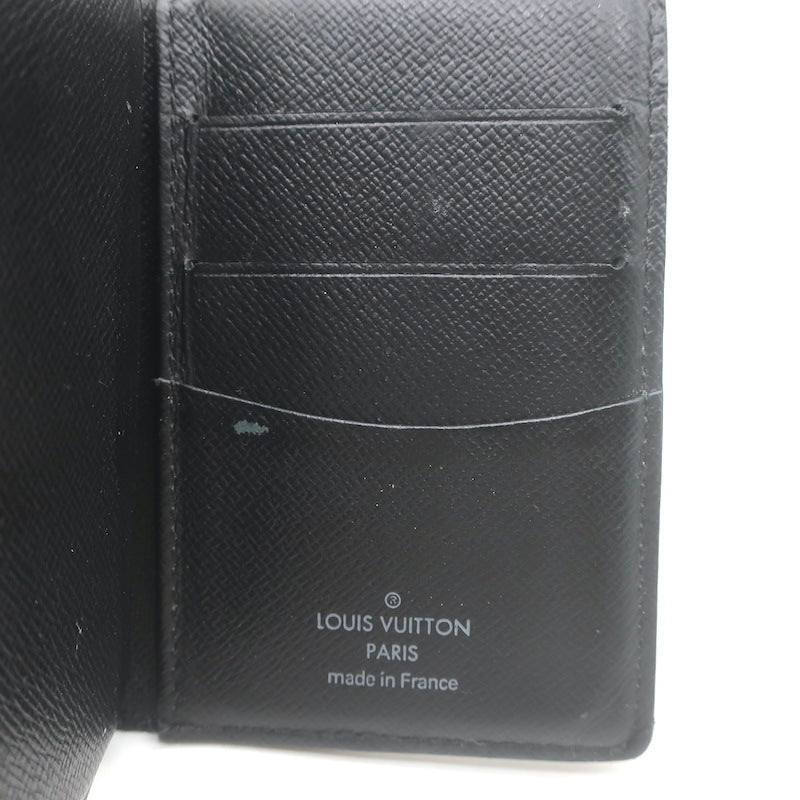 Louis Vuitton Damier Canvas Pocket Organizer Wallet Black/Graphite