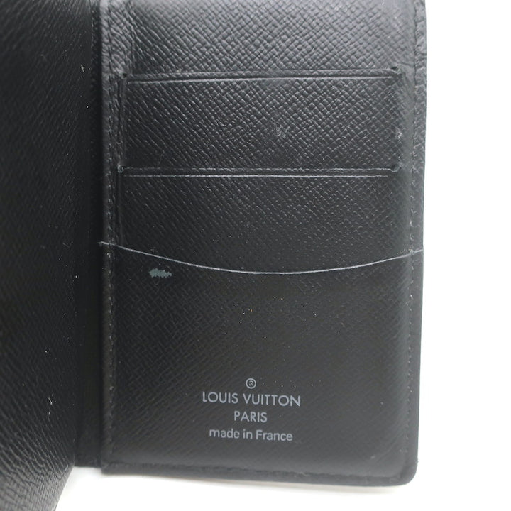 Louis Vuitton Damier Canvas Pocket Organizer Wallet Black/Graphite