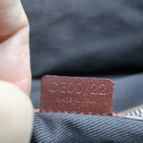 Celine Boogie Bag Dark Brown Leather-Trimmed Corduroy