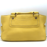 Celine Boogie Bag Yellow Grained Leather