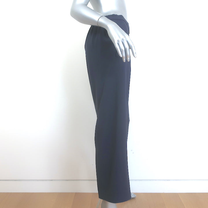 Peter Cohen Crepe Pull-On Pants Navy Gray Size Medium