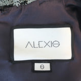 Alexis Renada Sequin Long Sleeve Mini Dress Gunmetal Size Small