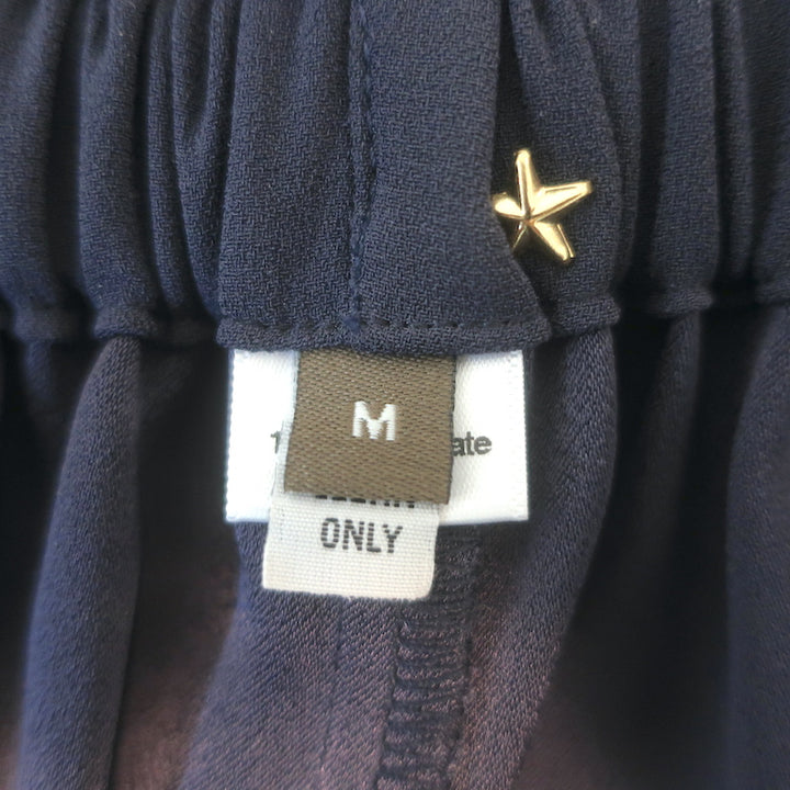 Peter Cohen Crepe Pull-On Pants Navy Gray Size Medium