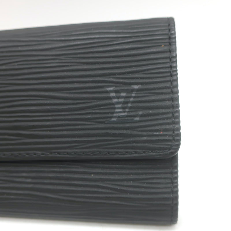 Louis Vuitton Epi Leather Multicles 6 Key Holder Case Black