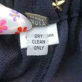 Peter Cohen Crepe Pull-On Pants Navy Gray Size Medium