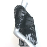 Zimmermann Dancer Lace Puff Sleeve Blouse Black Size 2