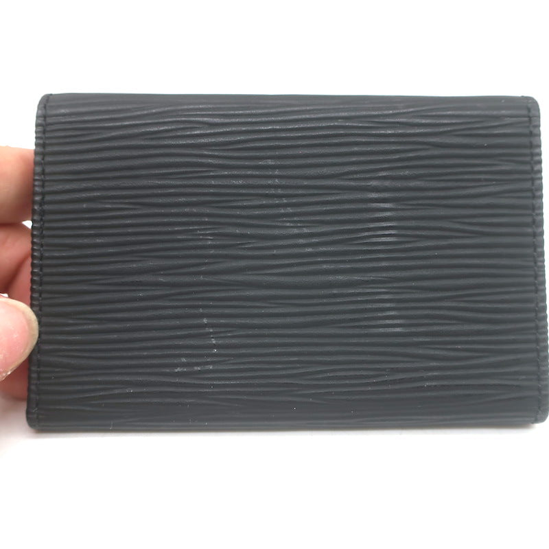 Louis Vuitton Epi Leather Multicles 6 Key Holder Case Black