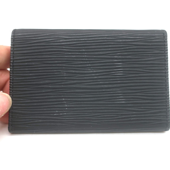Louis Vuitton Epi Leather Multicles 6 Key Holder Case Black
